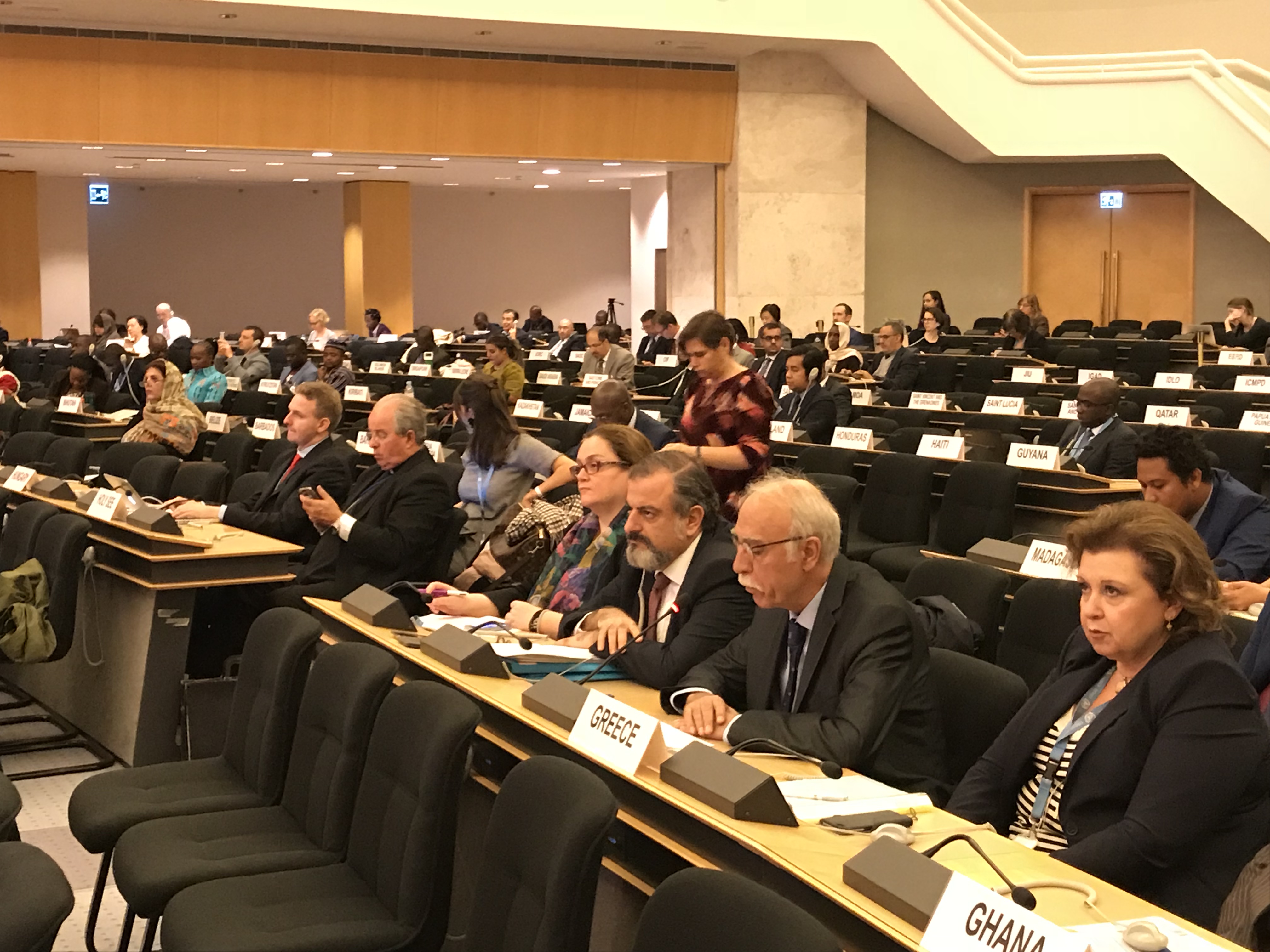 The Minister for Migration Policy of the Hellenic Republic, H.E. Mr Vitsas, addressed the 69th plenary session of the ExCom UNHCR (Geneva, 3 October 2018)